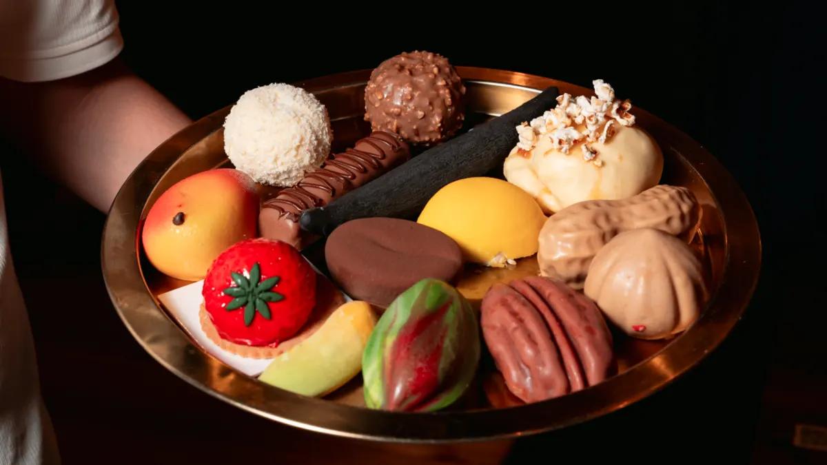 Plateau de desserts chez Gold Beef Marseille